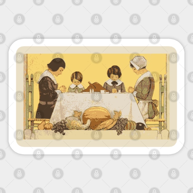 Thanksgiving Dinner Sticker by Suva